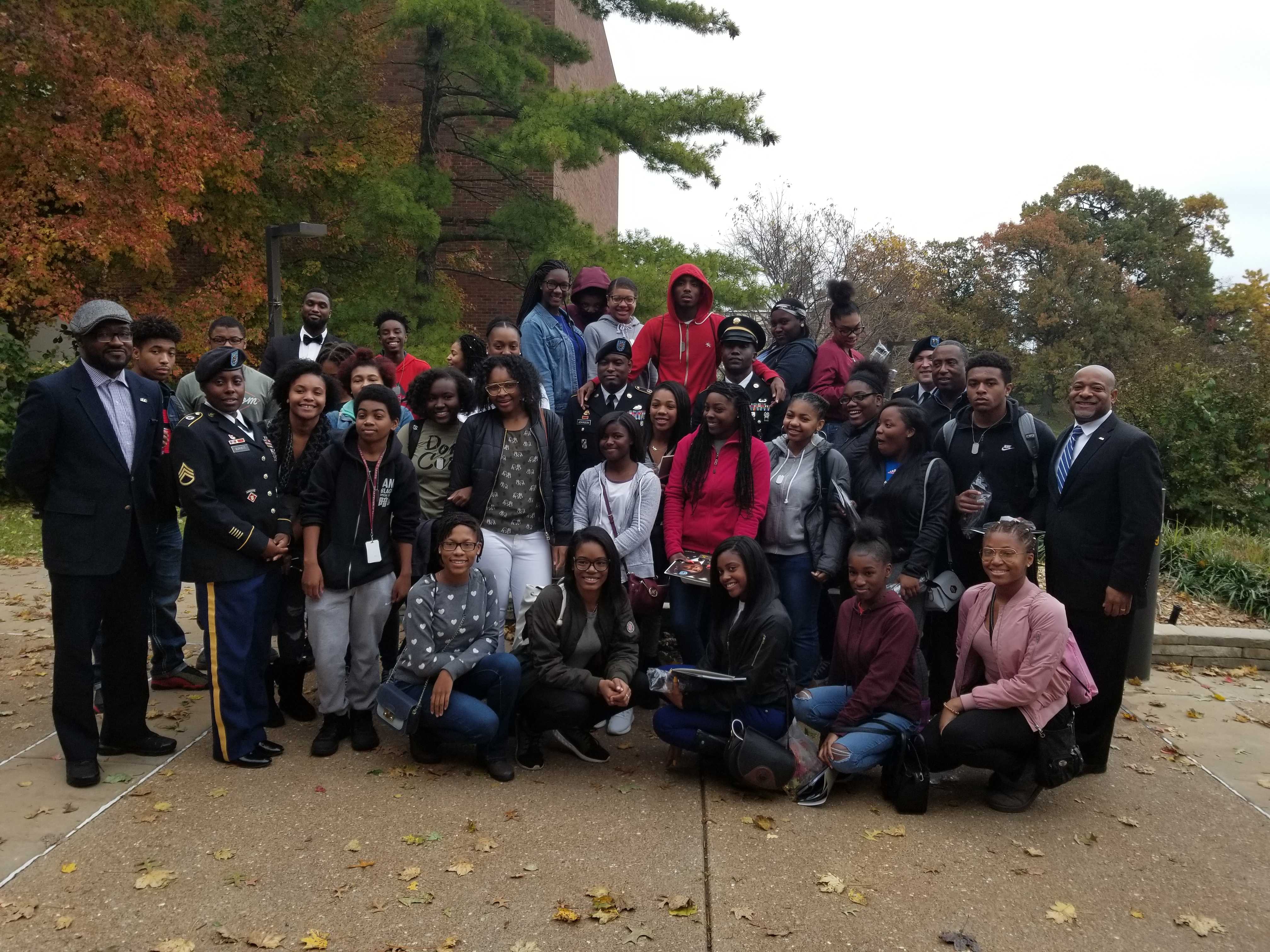 100 black men UMSL Army